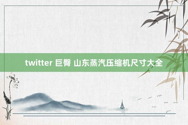 twitter 巨臀 山东蒸汽压缩机尺寸大全