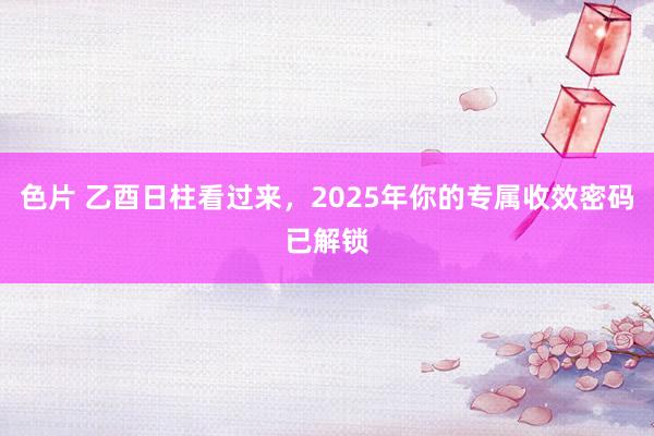 色片 乙酉日柱看过来，2025年你的专属收效密码已解锁
